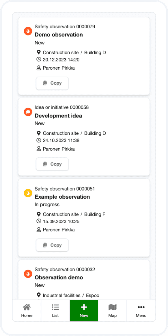 Gate Apps safety observations product image